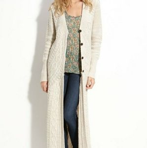 ISO FREE PEOPLE BOBBLE BEE Maxi Cardigan